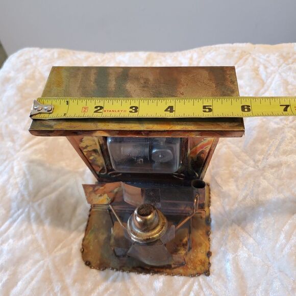 Vintage Brass Copper Tin Musical Saloon Metal Art Sculpture - Picture 9 of 10